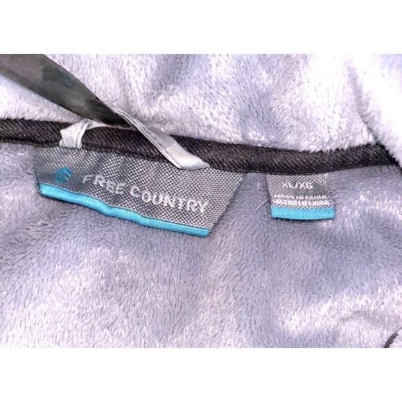 Free Country Women’s Gray Silver Chip Camo Lightweight Jacket XL Hooded - Picture 5 of 11